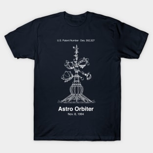 Astro Orbiter Blueprint Shirt T-Shirt